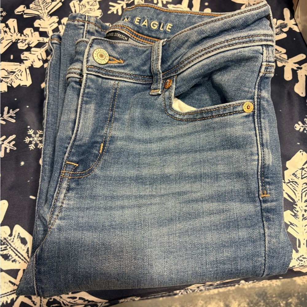 American Eagle Outfitters Blue Boot Cut Jeans